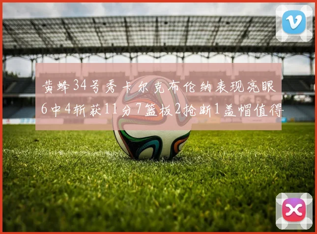 黄蜂34号秀卡尔克布伦纳表现亮眼6中4斩获11分7篮板2抢断1盖帽值得期待